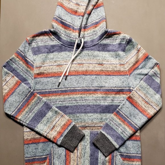 Depart West Women's Aztec Pullover Hoodie Size Small Super Soft Polyester Fleece - Picture 6 of 10